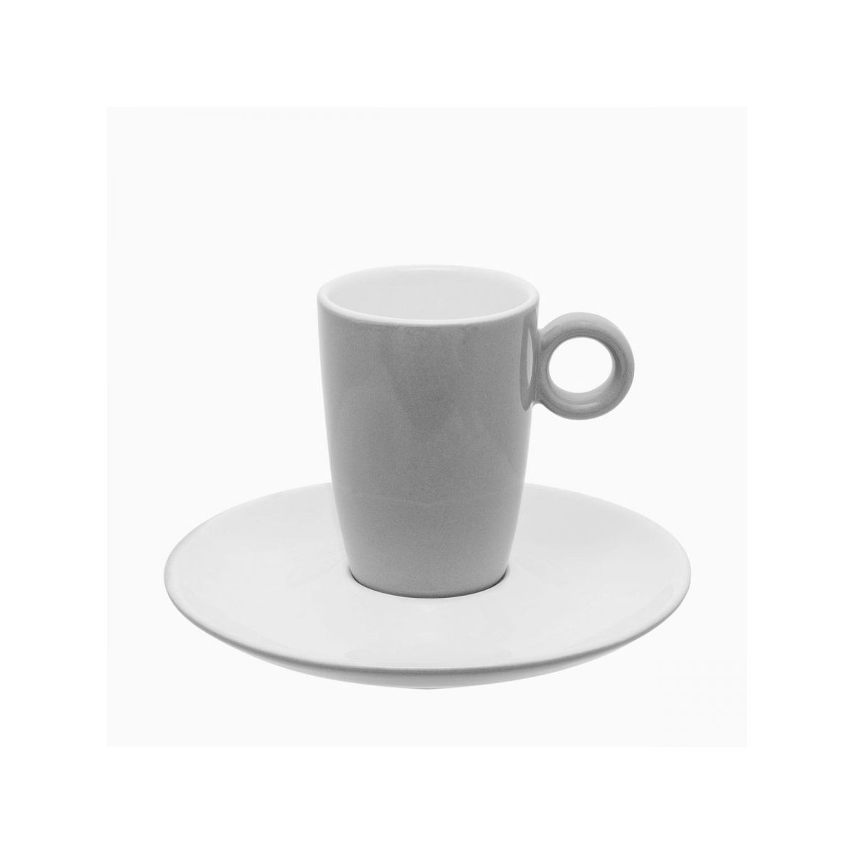 Tasse à mokka haute gris clair 80 ml - RGB