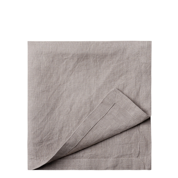 Serviettes en lin ardoise 50 x 50 cm 2 pcs - Gaya Ambiente