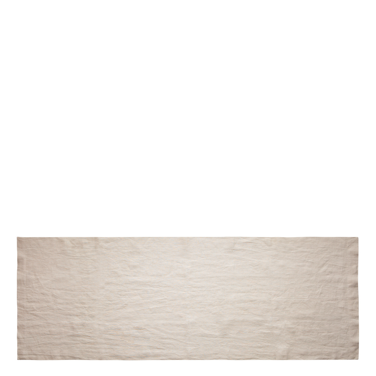 Chemin de table en lin couleur craie 50 x 140 cm - Gaya Ambiente