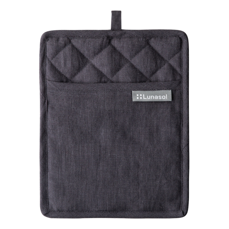 Gant de cuisine anthracite 19 x 24 cm - Gaya Ambiente