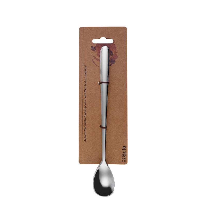 Set de cuillères à latte 4 pcs – Basic Alpha
