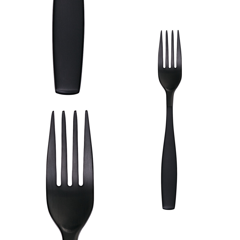 Set de couverts 24 pcs – Gaya PVD noir mat