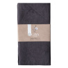 Set de 2 serviettes en lin anthracite 50 x 50 cm – Gaya Ambiente