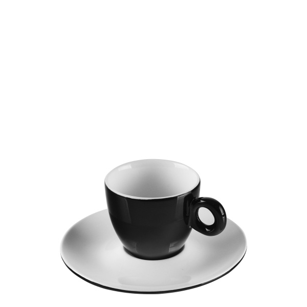 Soucoupe à espresso noire 12,5 cm – RGB