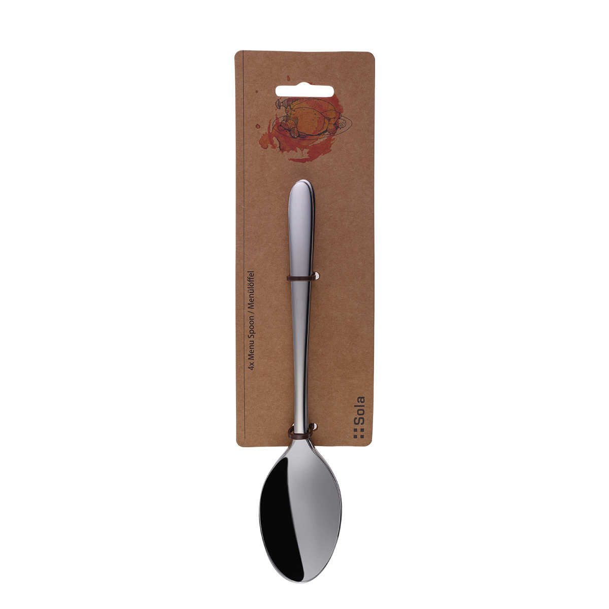 Set de cuillères à dîner 4 pcs – Basic Alpha