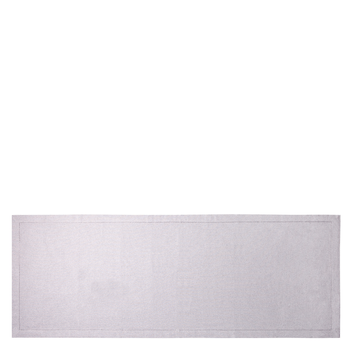 Chemin de table en coton gris clair 50 x 140 cm – Basic Ambiente