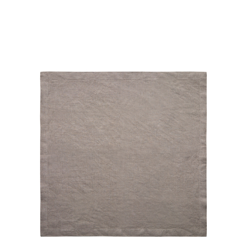 Serviettes en lin ardoise 50 x 50 cm 2 pcs - Gaya Ambiente
