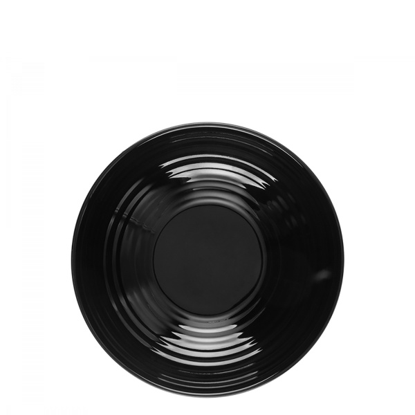 Assiette creuse Coupe Spiral noire 19,5 cm– Gaya