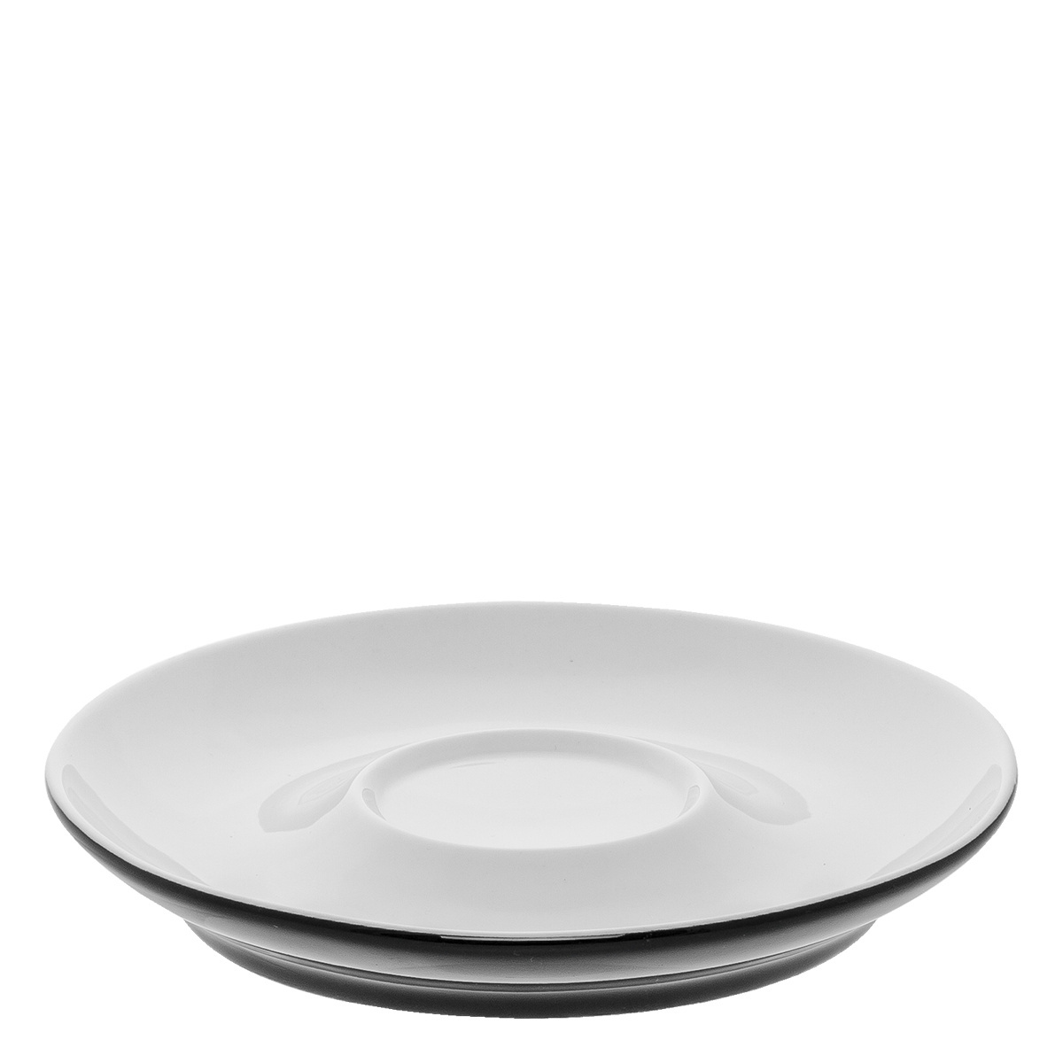 Soucoupe à thé pour une personne 16,5 cm - RGB noir