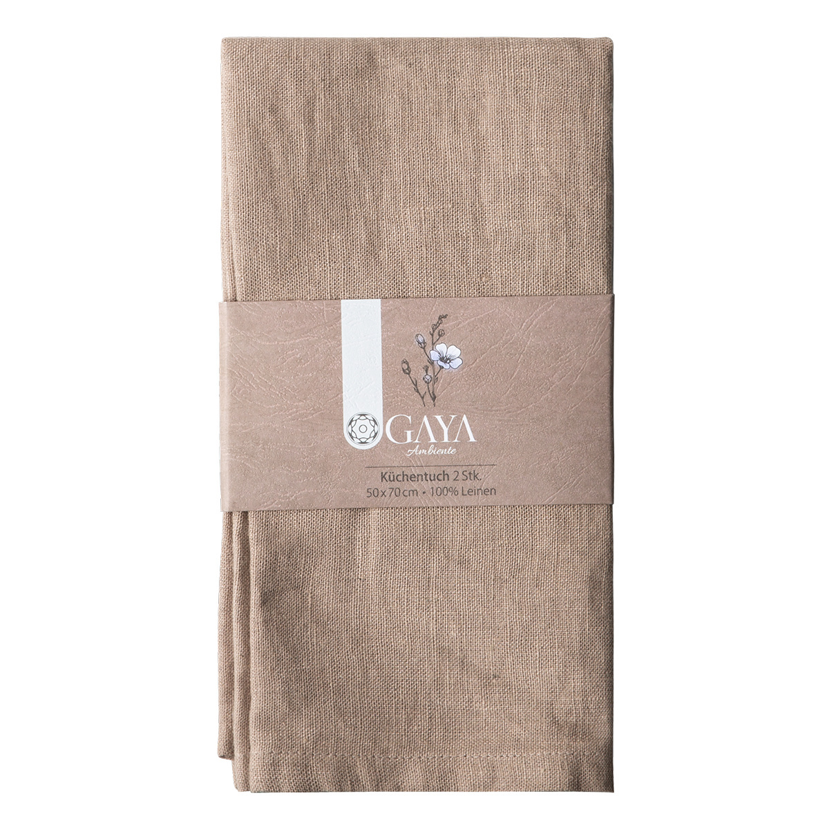Torchon de cuisine bronze 50 x 70 cm 2 pcs - Gaya Ambiente