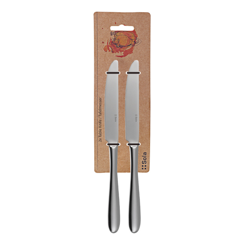 Couteau à manche plein set 2 pièces – Basic Alpha
