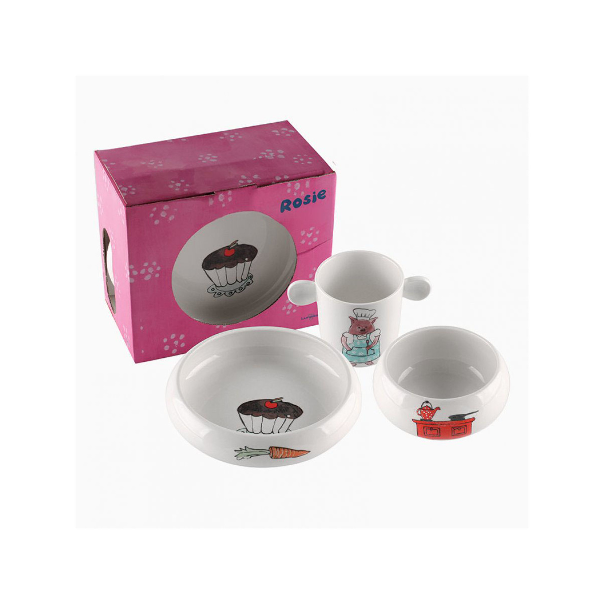 Service en porcelaine pour enfants 3 pcs – Rosie