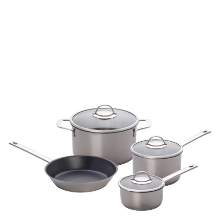 Set de démarrage de casseroles Orion 7 pièces Master Chef Lunasol