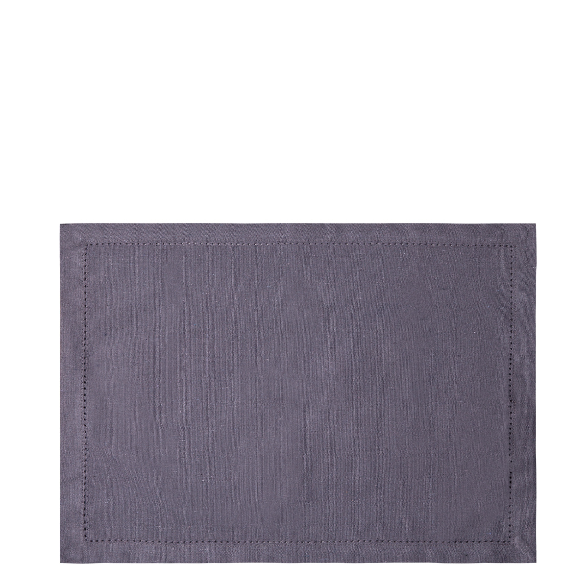 Set de table en coton gris acier 32 x 48 cm 2 pcs – Basic Ambiente
