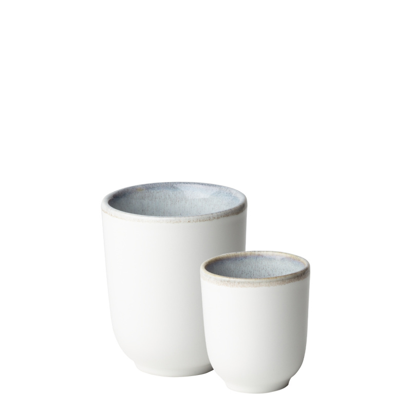 Set de tasses sans anse 8 pièces - Gaya Atelier Glacial Ice