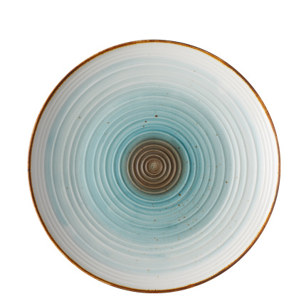 Assiette plate Gaya Coupe Spiral Rustico 28 cm