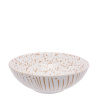 Bol à céréales blanc/champagne 17,8 cm – Basic