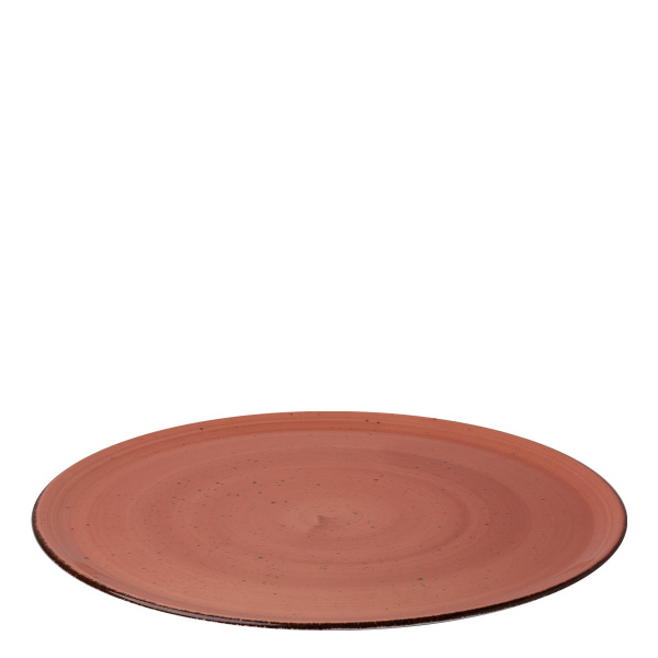 Assiette à pizza 35 cm rouge - Hotel Inn Chic colorée
