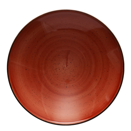 Assiette à pâtes Curve 30 cm rouge - Hotel Inn Chic coloré