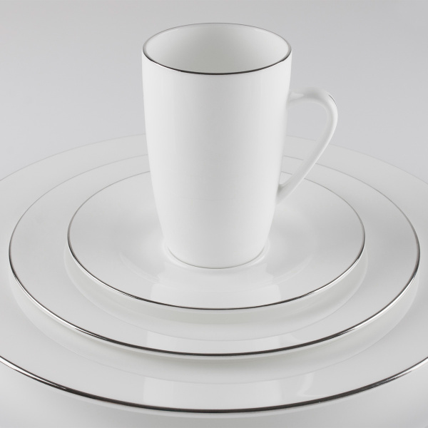 Service en porcelaine 52 pièces - Premium Platinum Line