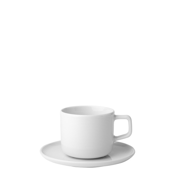Service à café U-Coupe 8 pièces. BASIC Chic U-Coupé Relief Lunasol