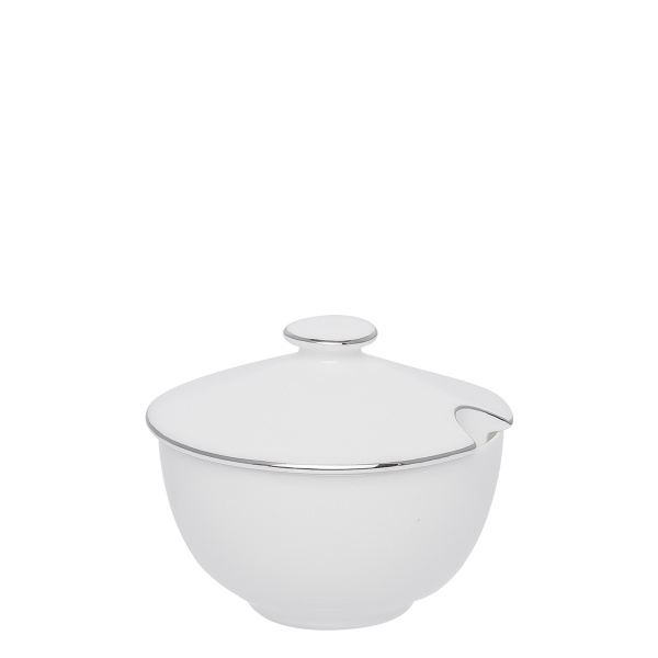 Sucrier 9,5 cm avec bordure en platine - Premium Platinum Line