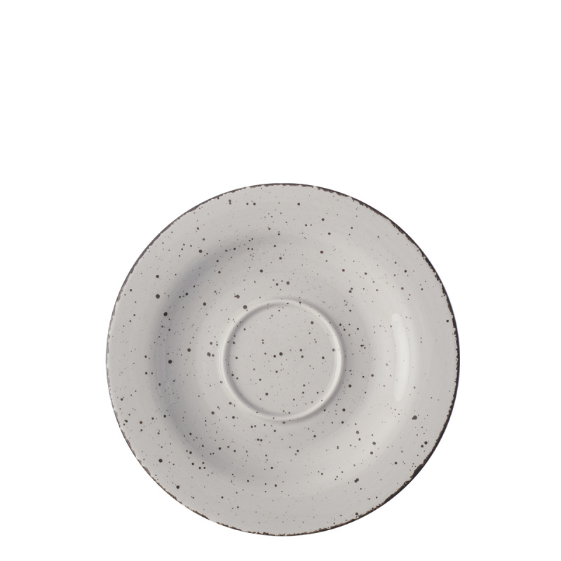Soucoupe à café 15,5 cm - Gaya Atelier gris