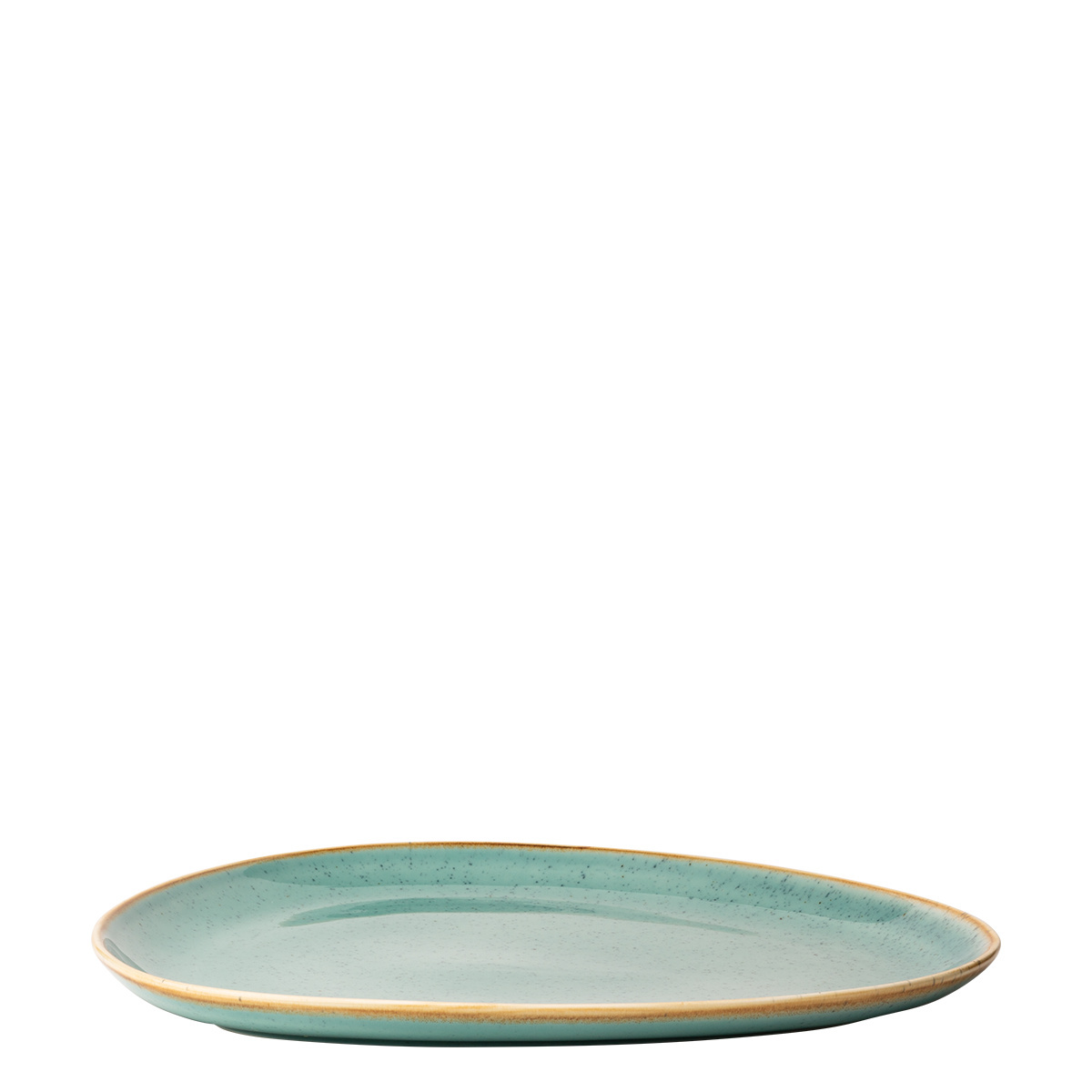 Assiette Triangle Sand turquoise 30,5 x 24,2 cm – Gaya