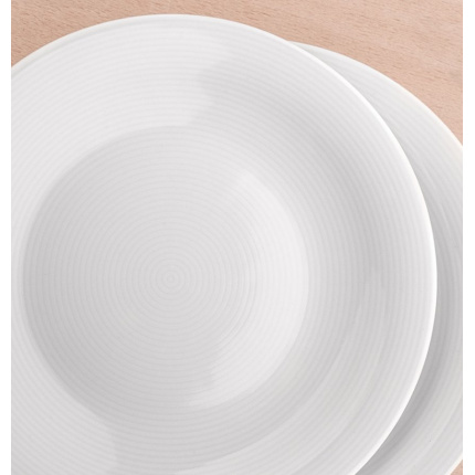 Assiette plate 27 cm set 4 pcs - Basic Chic