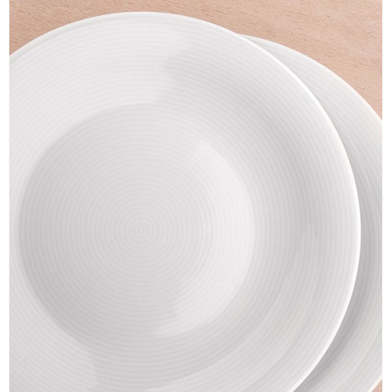 Assiette plate 27 cm set 4 pcs - Basic Chic