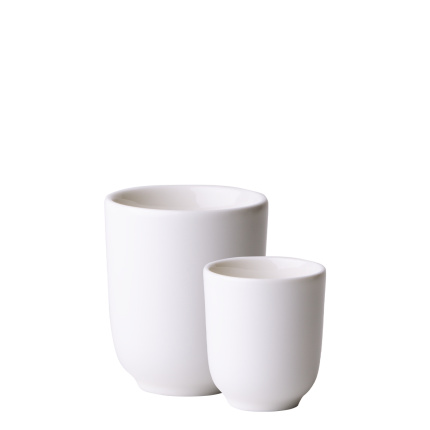 Service en porcelaine 8 pièces - Gaya Atelier blanc