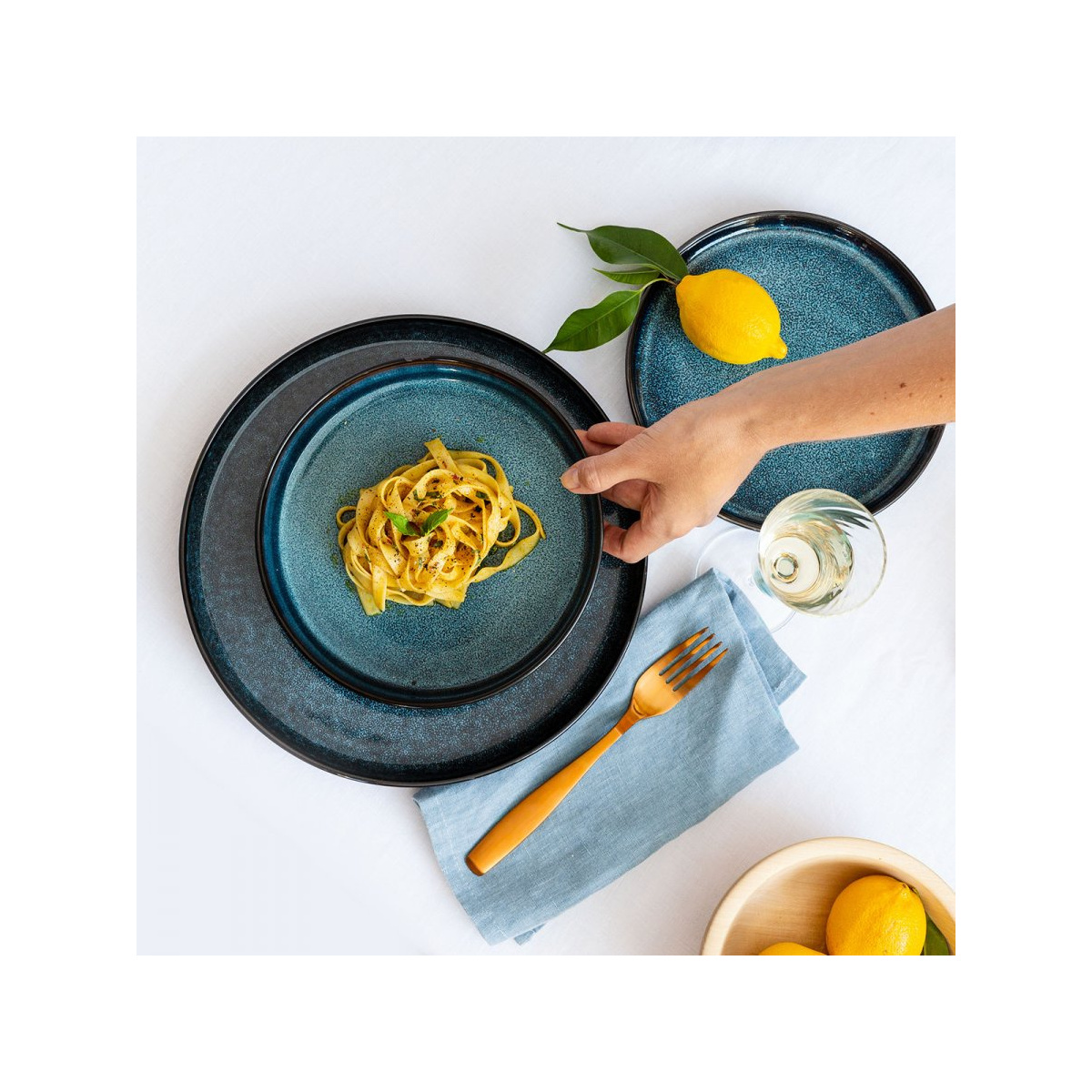 Assiette plate U-Coupe 280 mm - Gaya RGB Night Sky Lunasol