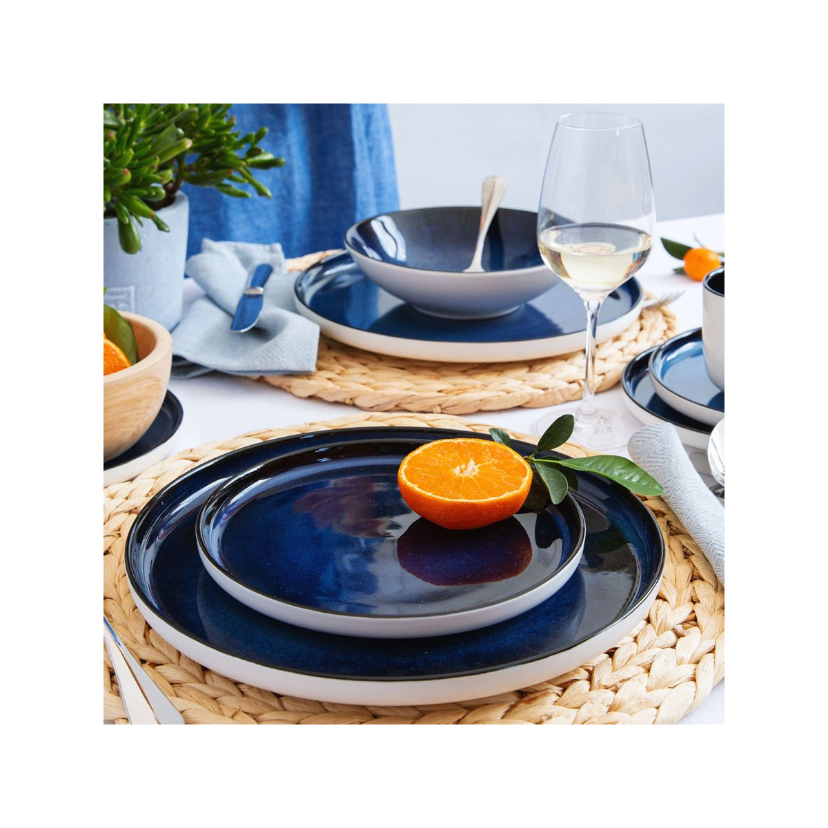 Assiette creuse Coupe Gaya RGB Ocean 19,5 cm
