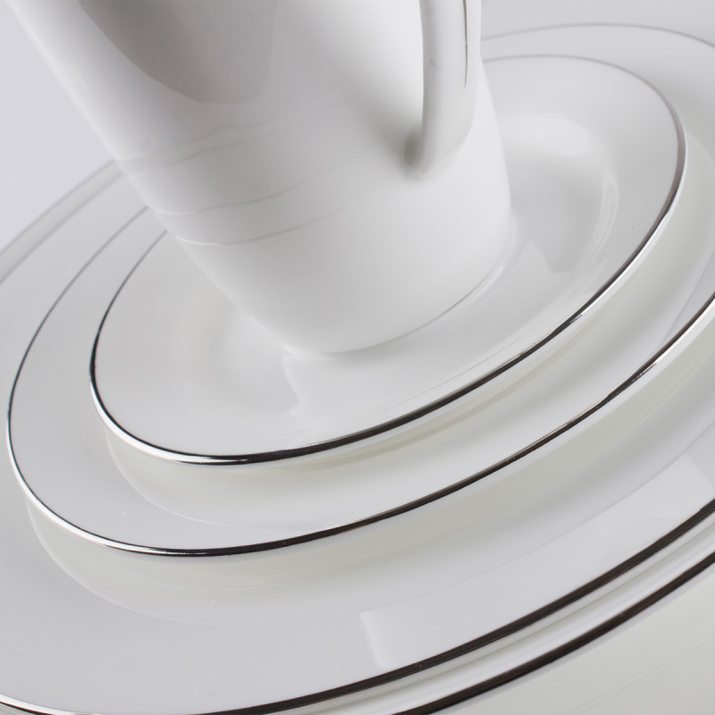 Service en porcelaine 52 pièces - Premium Platinum Line