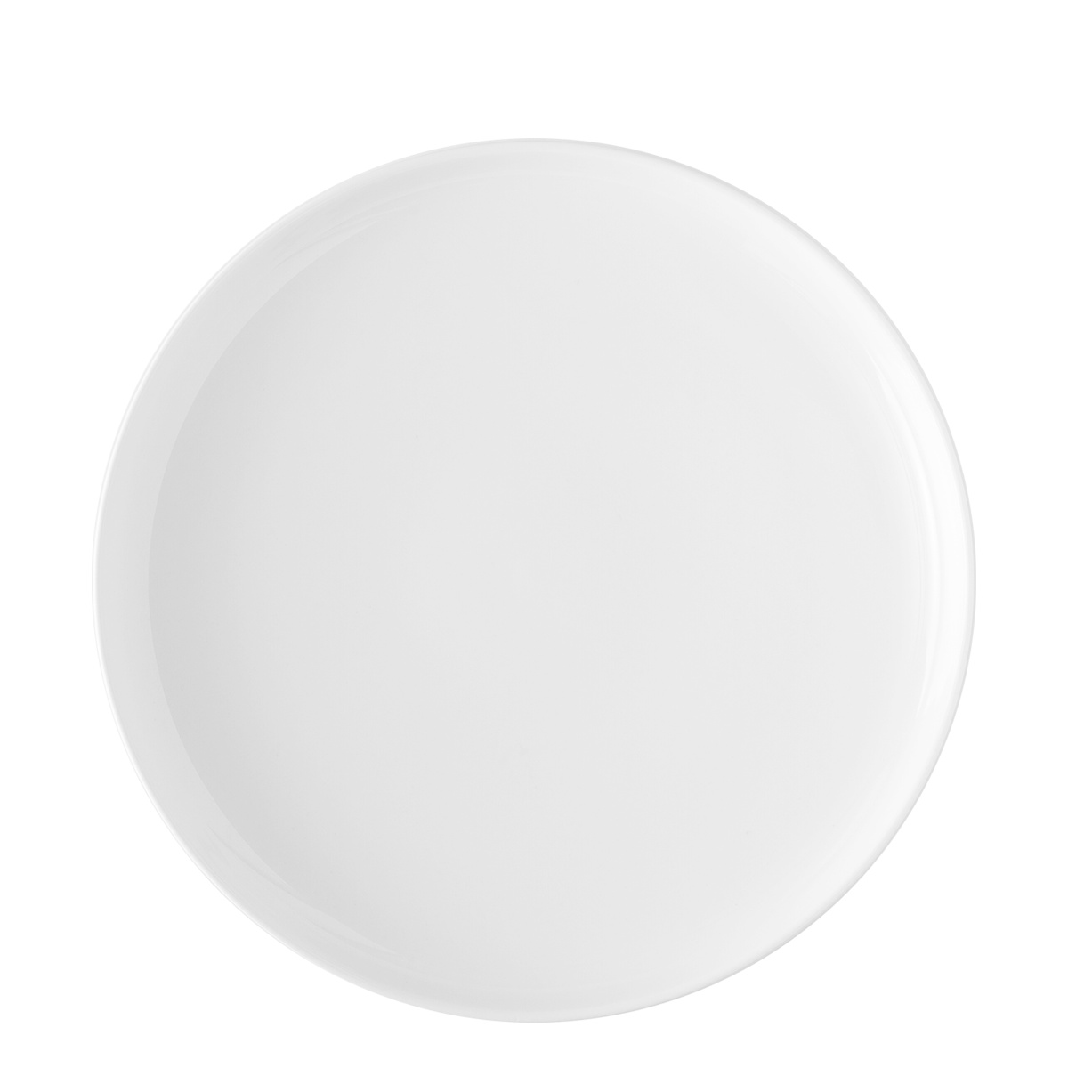 Assiette plate Coupe blanche 25 cm – Flow
