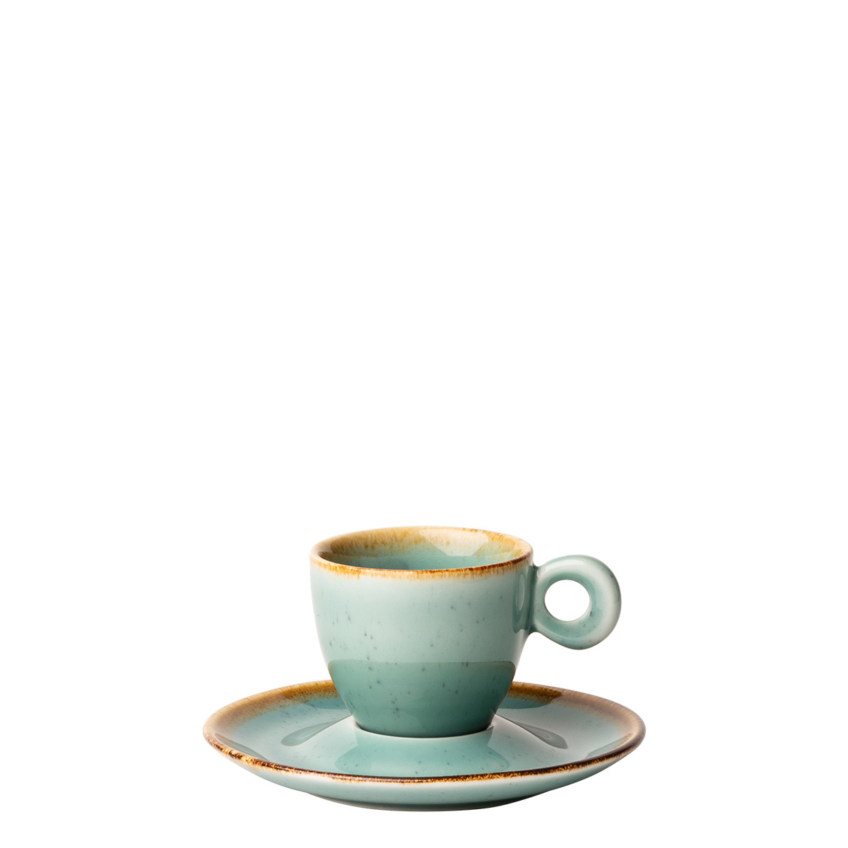 Soucoupe à moka sable turquoise – Gaya