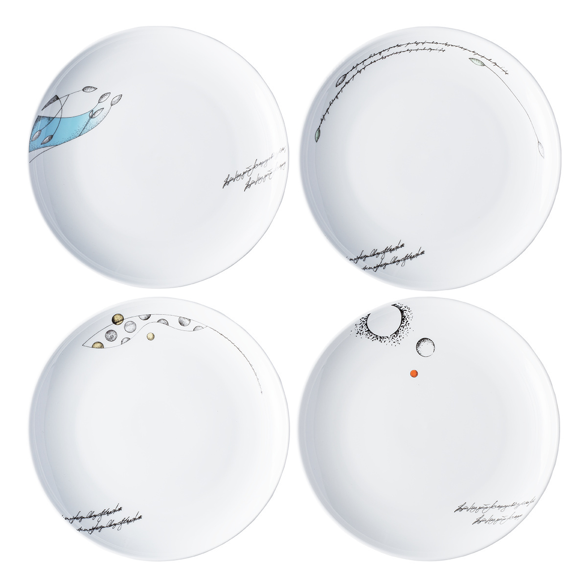 Set d'assiettes 12 pcs - S-Art Elements