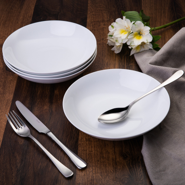Assiette creuse coupe 20,5 cm set de 4 - Basic