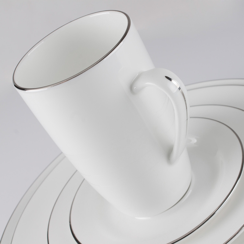 Service en porcelaine 52 pièces - Premium Platinum Line