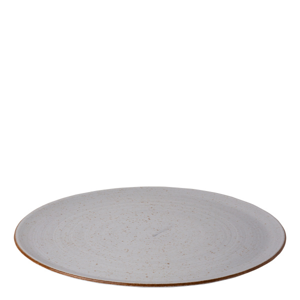 Assiette à pizza 35 cm grise - Hotel Inn Chic colorée