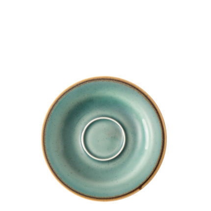Soucoupe à café 15,5 cm - Gaya Sand turquoise