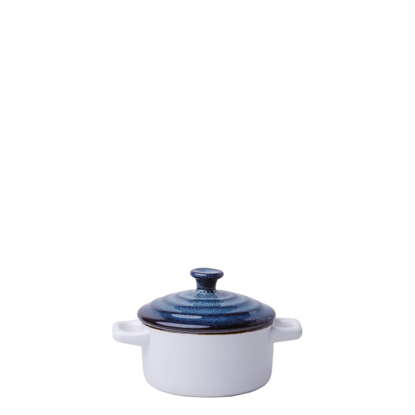 Casserole avec couvercle Flowl Atelier bleu ø10,2 cm - Gaya