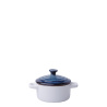 Casserole avec couvercle Flow Atelier bleue ø10,2 cm – Gaya
