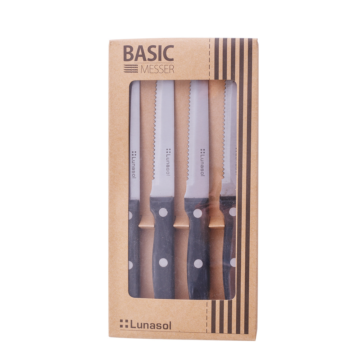 Set de couteaux à steak 4 pcs – Basic Bistro Lunasol