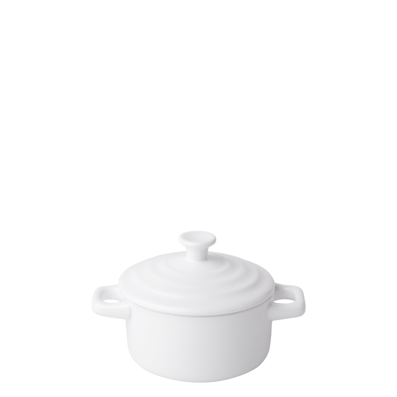 Casserole avec couvercle Flowl Atelier blanc ø 10,2 cm – Gaya