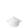 Casserole avec couvercle Flow Atelier blanche ø10,2 cm – Gaya