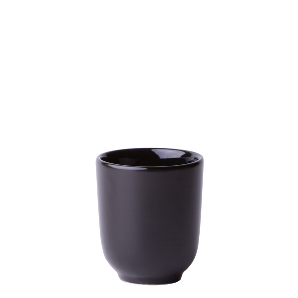 Tasse sans anse noire 80 ml - Flow