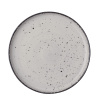 Assiette plate U-Coupe ø 28 cm - Gaya Atelier gris clair moucheté