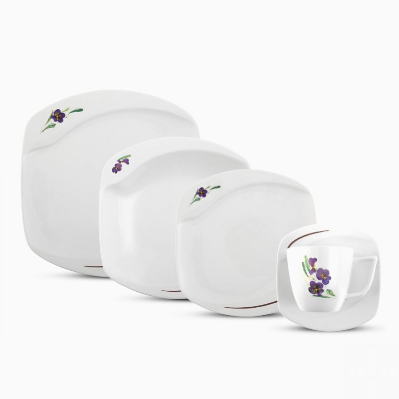 Set en porcelaine 20 pcs – Organic Viola