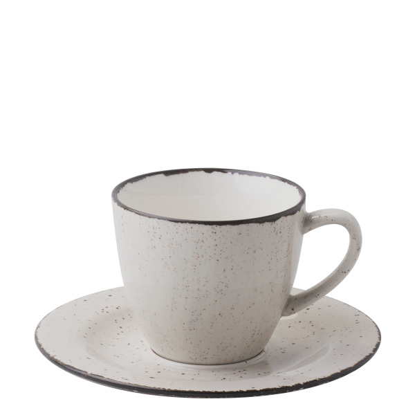 Soucoupe à café 15,5 cm - Gaya Atelier gris